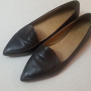 Burgundy Everlane loafers